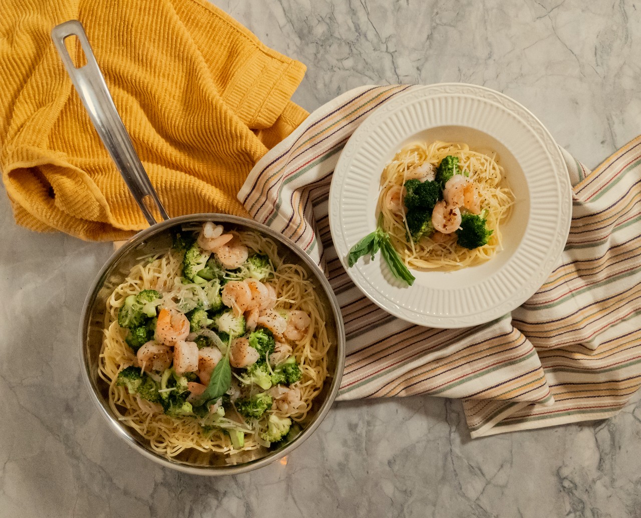 Super Easy Shrimp Pasta - Practically Adulting